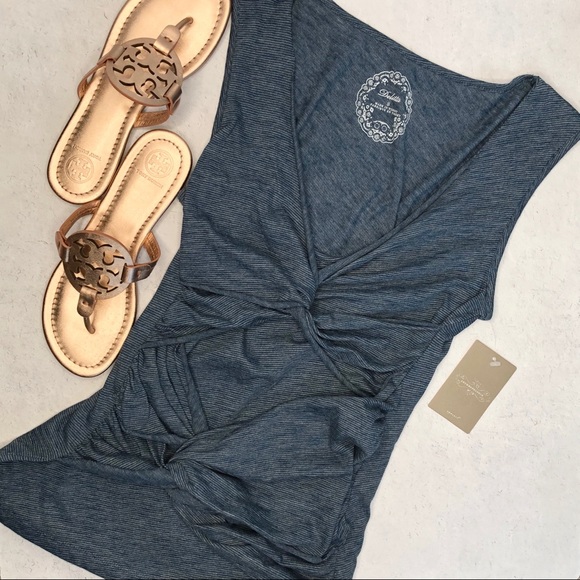 Anthropologie Tops - 🆕NWT Anthropologie Deletta Tank blue